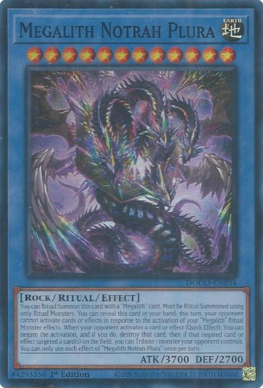 Image for Megalith Notrah Plura (DOOD-EN034) (DOOD) - YuGiOh