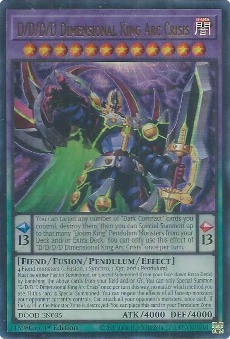 Image for D/D/D/D Dimensional King Arc Crisis (DOOD-EN035) (DOOD) - YuGiOh