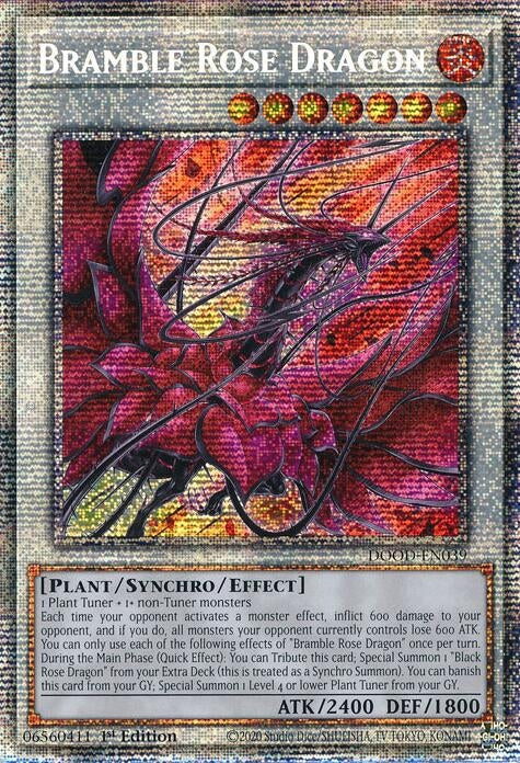 Image for Bramble Rose Dragon (Starlight Rare) (DOOD-EN039) (DOOD) - YuGiOh