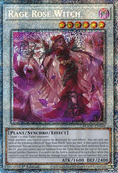 Image for Rage Rose Witch (Starlight Rare) (DOOD-EN040) (DOOD) - YuGiOh