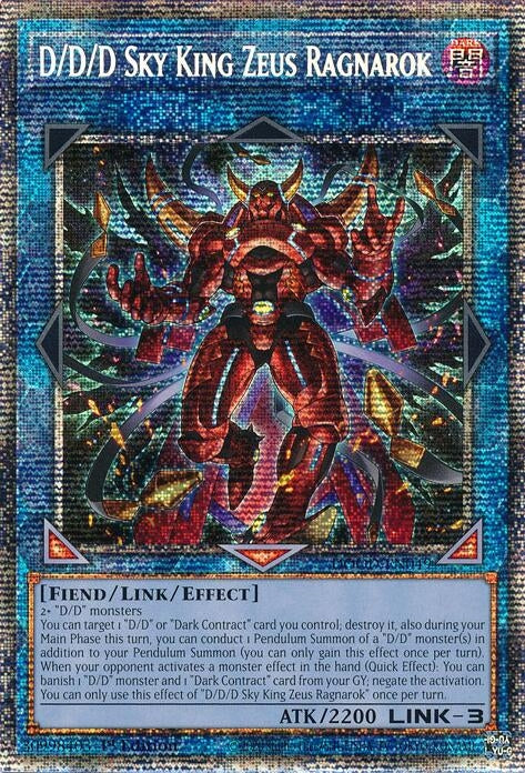Image for D/D/D Sky King Zeus Ragnarok (Starlight Rare) (DOOD-EN049) (DOOD) - YuGiOh