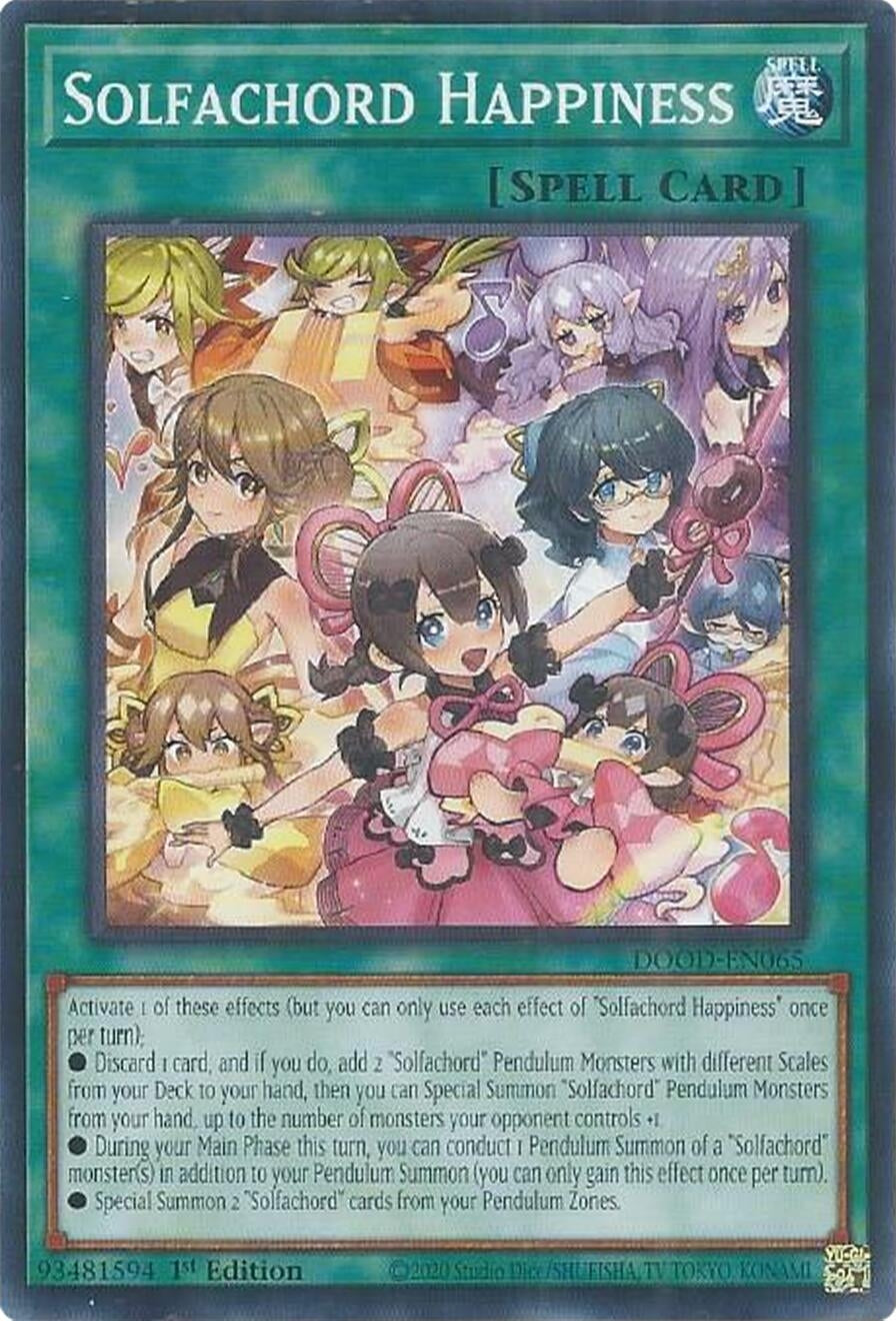 Image for Solfachord Happiness (DOOD-EN065) (DOOD) - YuGiOh