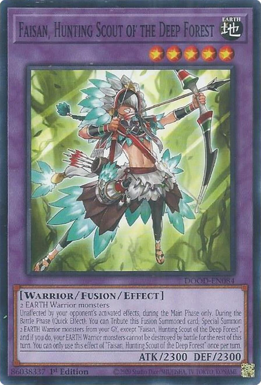 Image for Faisan, Hunting Scout of the Deep Forest (DOOD-EN084) (DOOD) - YuGiOh