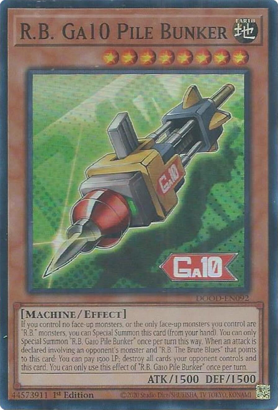 Image for R.B. Ga10 Pile Bunker (DOOD-EN092) (DOOD) - YuGiOh