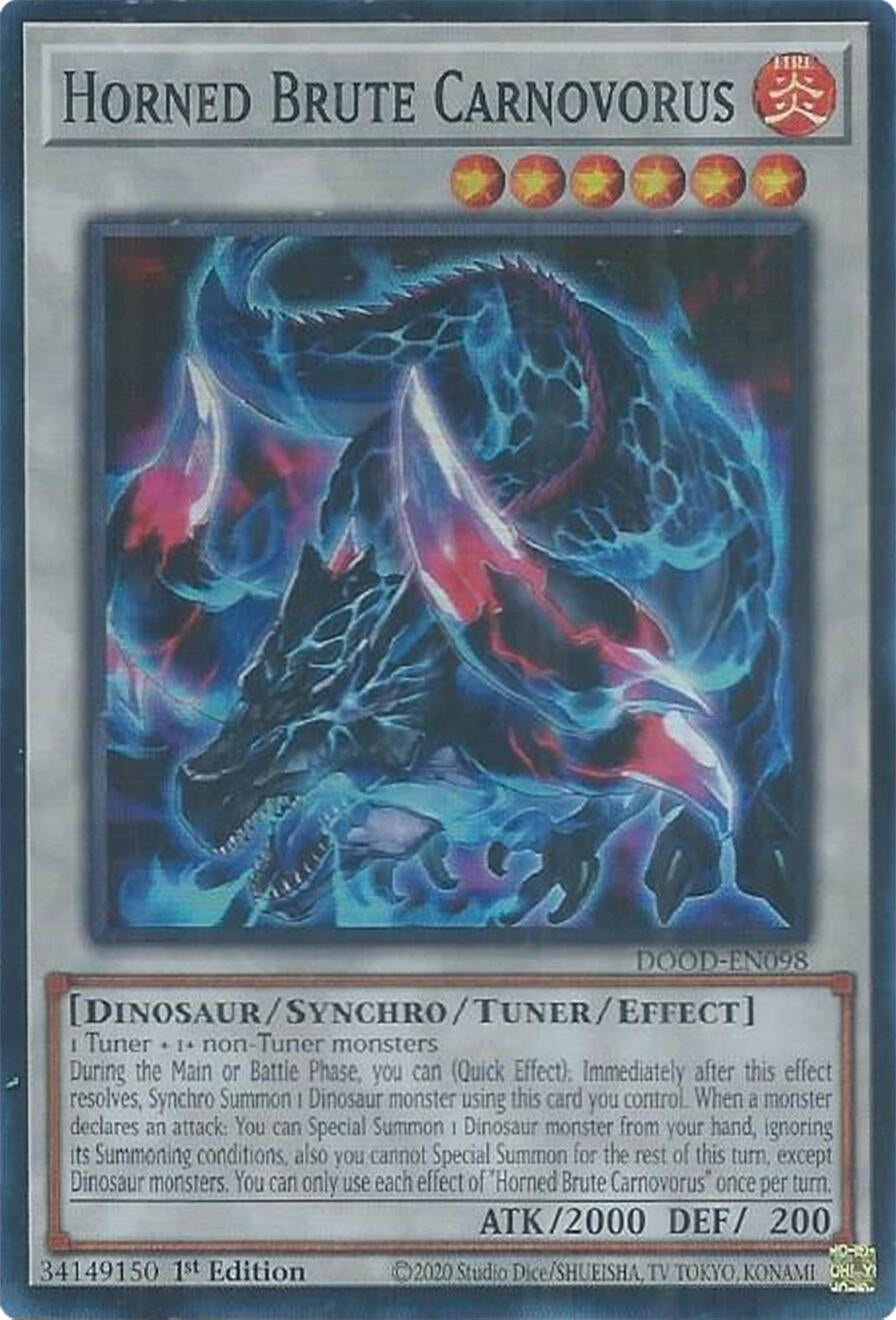 Image for Horned Brute Carnovorus (DOOD-EN098) (DOOD) - YuGiOh