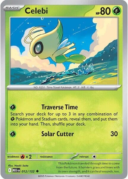 Image for Celebi (012/132) (MEG) - Pokemon