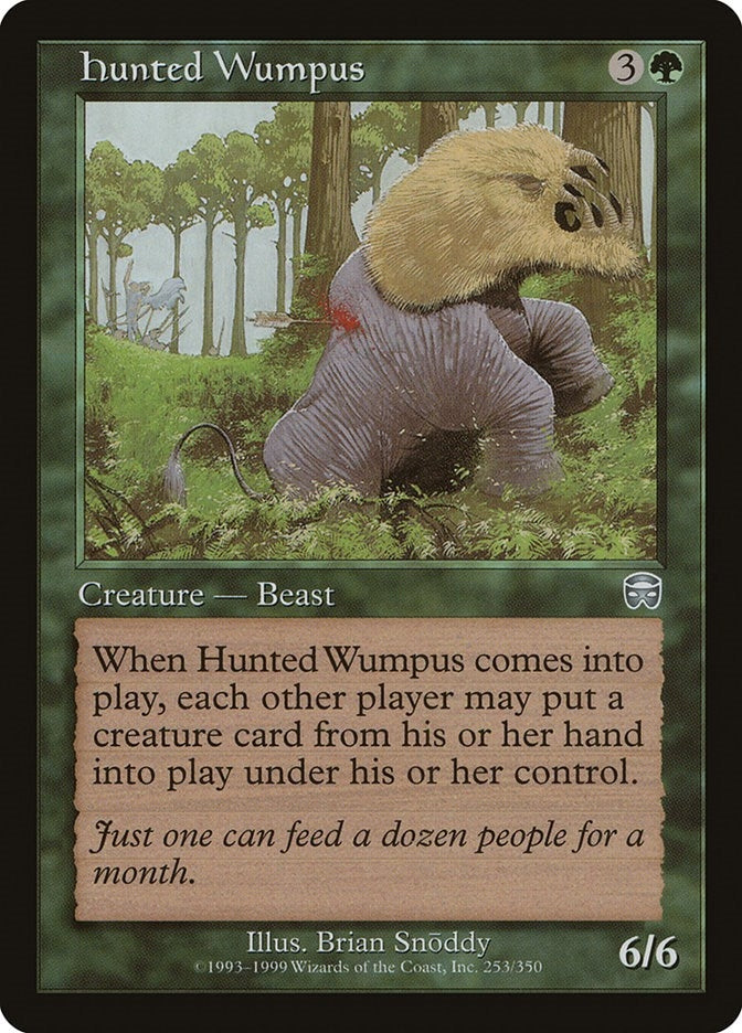 Image for Hunted Wumpus (253) (Mercadian Masques) - Magic: The Gathering