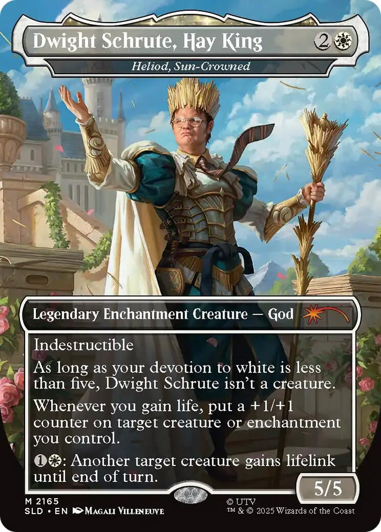 Image for Dwight Schrute, Hay King - Heliod, Sun-Crowned (2165) (Secret Lair Drop Series) - Magic: The Gathering