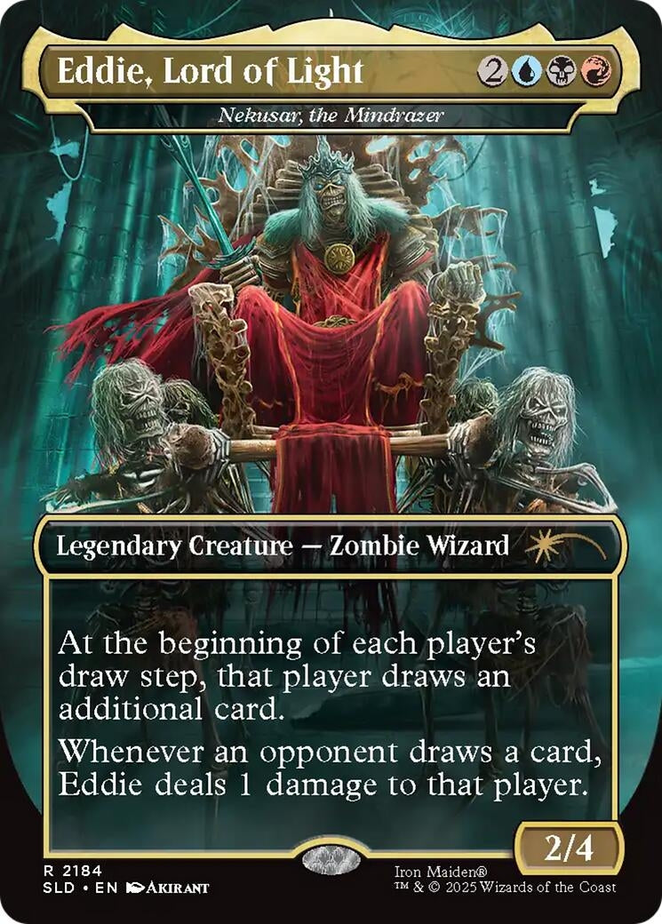 Image for Eddie, Lord of Light - Nekusar, the Mindrazer (2184) (Secret Lair Drop Series) - Magic: The Gathering