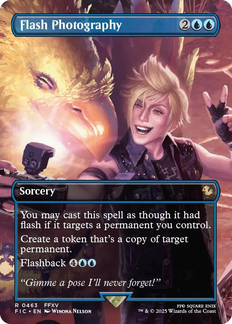 Image for Flash Photography (Borderless) (463) (FINAL FANTASY) - Magic: The Gathering
