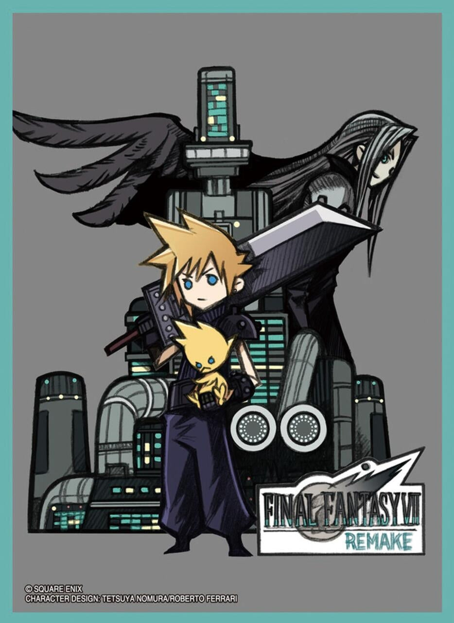 Image for Final Fantasy TCG: Final Fantasy VII Cloud Card Sleeves (100-Pack) - Card Sleeves