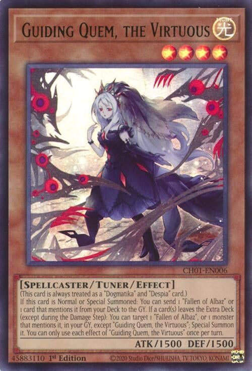 Image for Guiding Quem, the Virtuous (CH01-EN006) (CH01) - YuGiOh