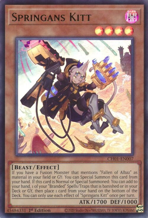 Image for Springans Kitt (CH01-EN007) (CH01) - YuGiOh