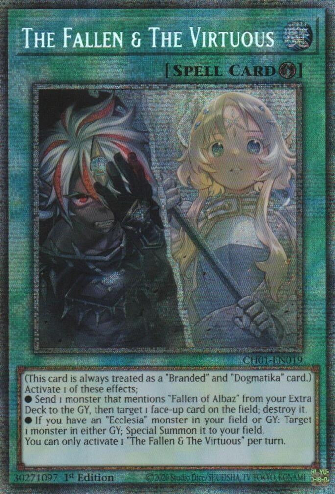 The Fallen & The Virtuous (Starlight Rare) (CH01-EN019) (CH01)