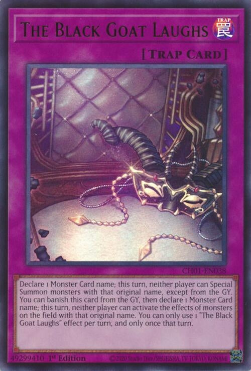 Image for The Black Goat Laughs (CH01-EN038) (CH01) - YuGiOh