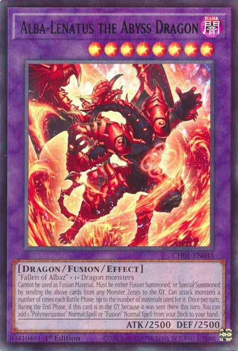 Image for Alba-Lenatus the Abyss Dragon (CH01-EN045) (CH01) - YuGiOh