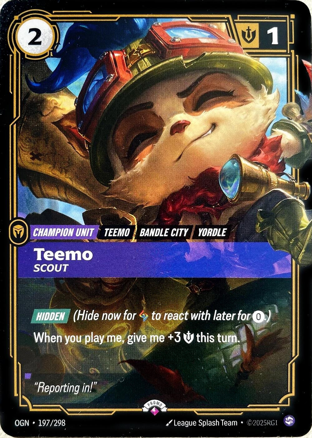 Teemo - Scout (197/298) (Riftbound Promotional Cards)