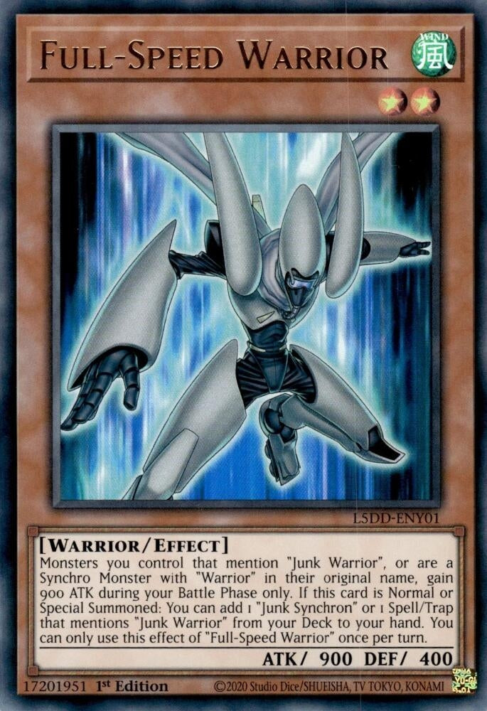 Full-Speed Warrior (L5DD-ENY01) (Legendary 5D's Decks)