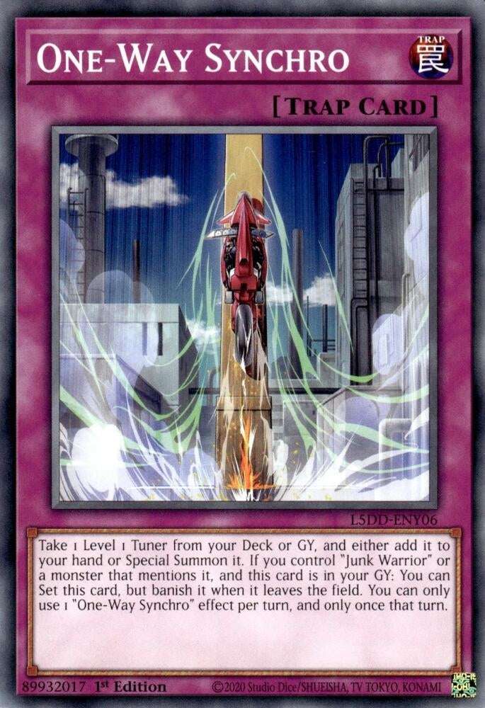 One-Way Synchro (L5DD-ENY06) (Legendary 5D's Decks)