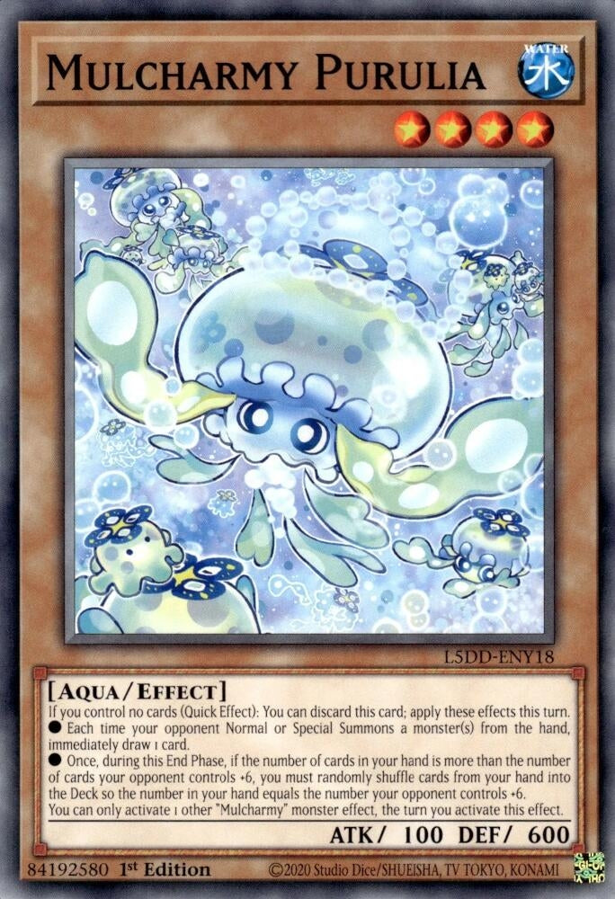 Mulcharmy Purulia (L5DD-ENY18) (Legendary 5D's Decks)