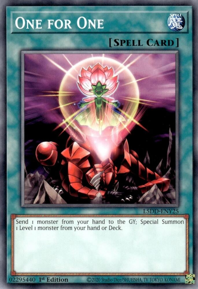 One for One (L5DD-ENY25) (Legendary 5D's Decks)