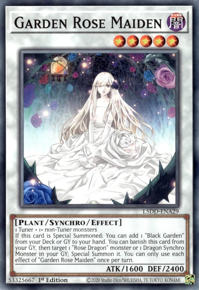 Garden Rose Maiden (L5DD-ENA29) (Legendary 5D's Decks)