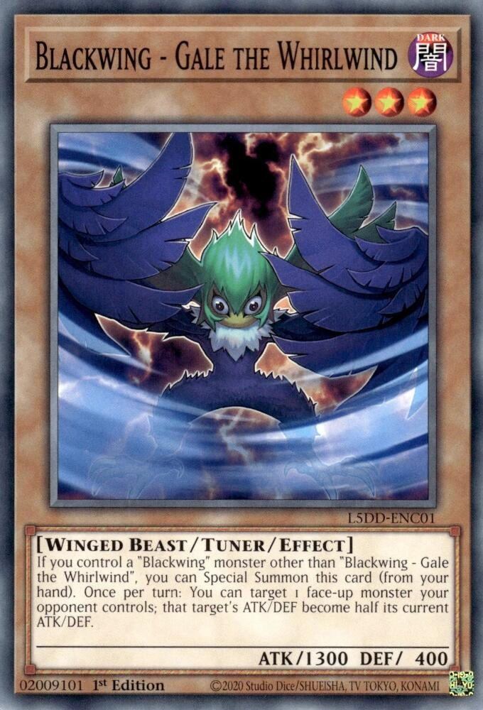 Blackwing - Gale the Whirlwind (L5DD-ENC01) (Legendary 5D's Decks)