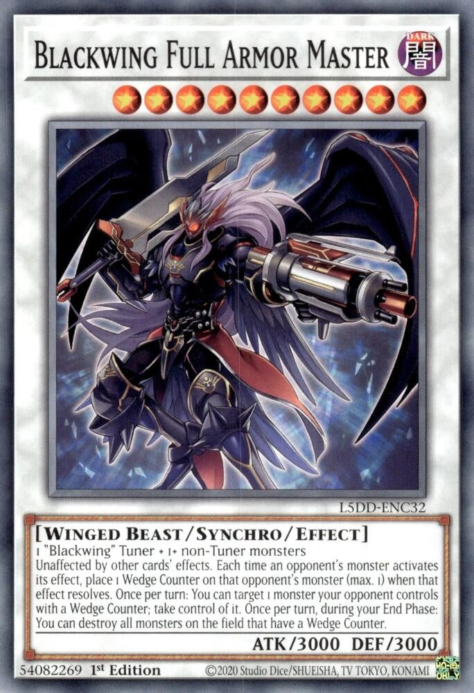 Blackwing Full Armor Master (L5DD-ENC32) (Legendary 5D's Decks)