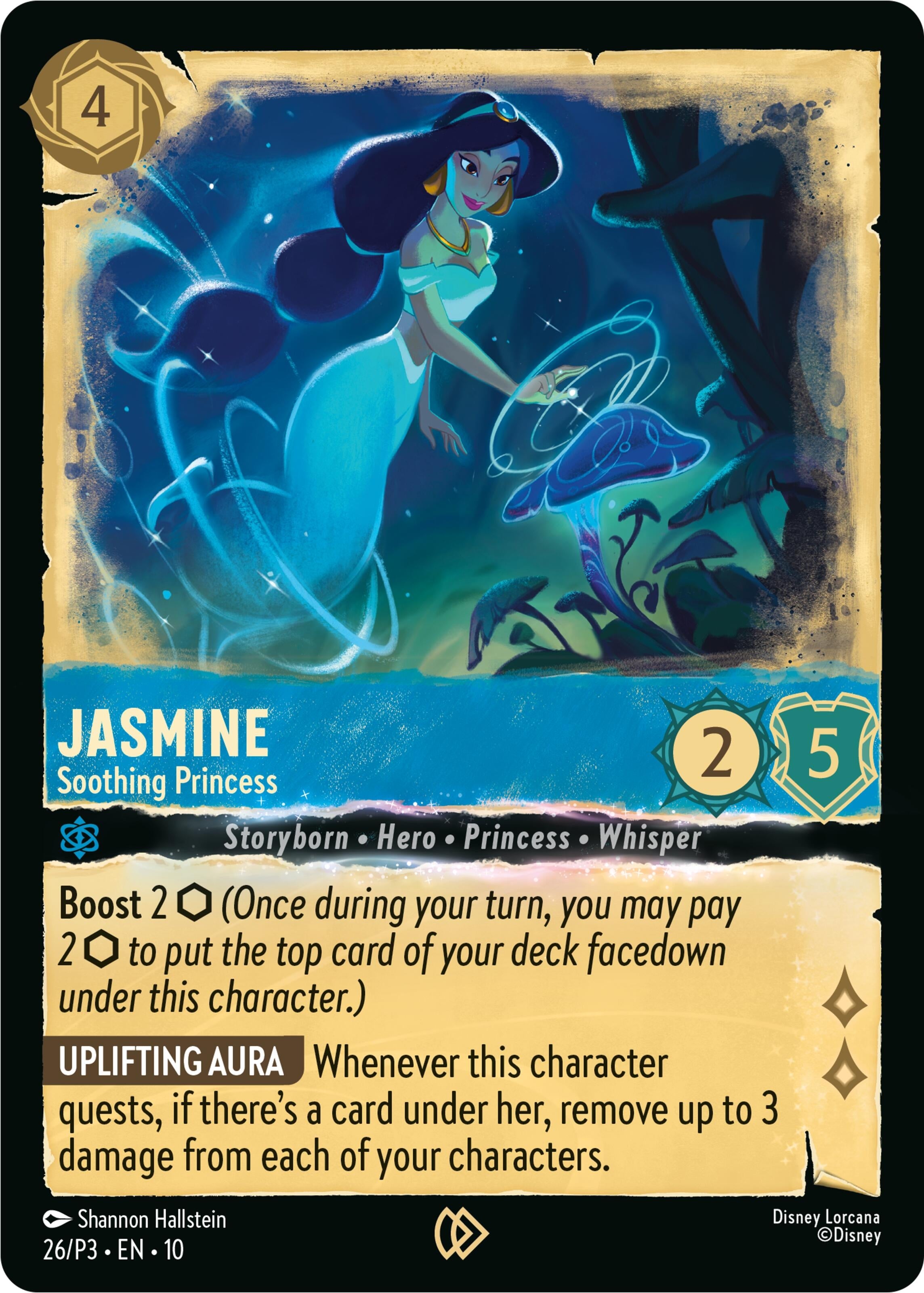 Image for Jasmine - Soothing Princess (26) (Disney Lorcana Promo Cards) - Disney Lorcana