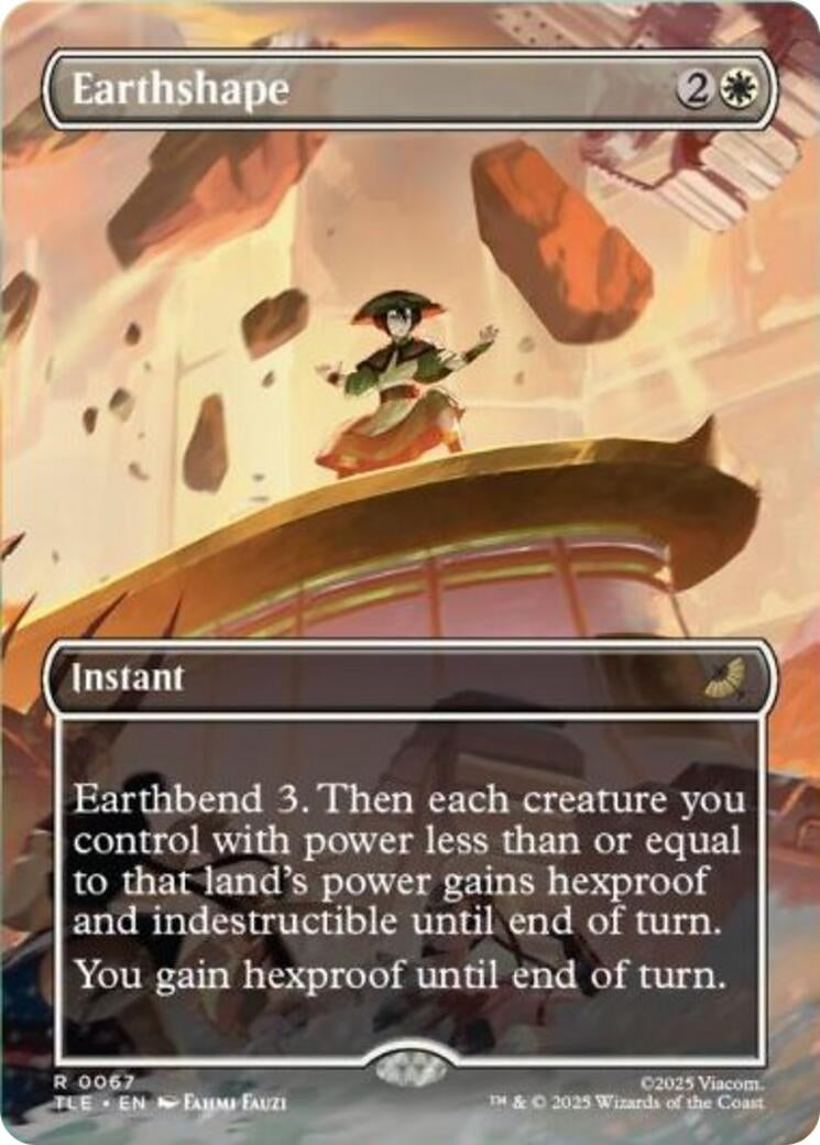 Image for Earthshape (Borderless) (67) (Avatar: The Last Airbender: Eternal-Legal) - Magic: The Gathering