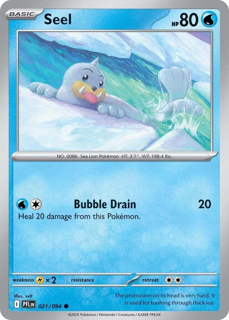 Seel (021/094) (ME02: Phantasmal Flames)