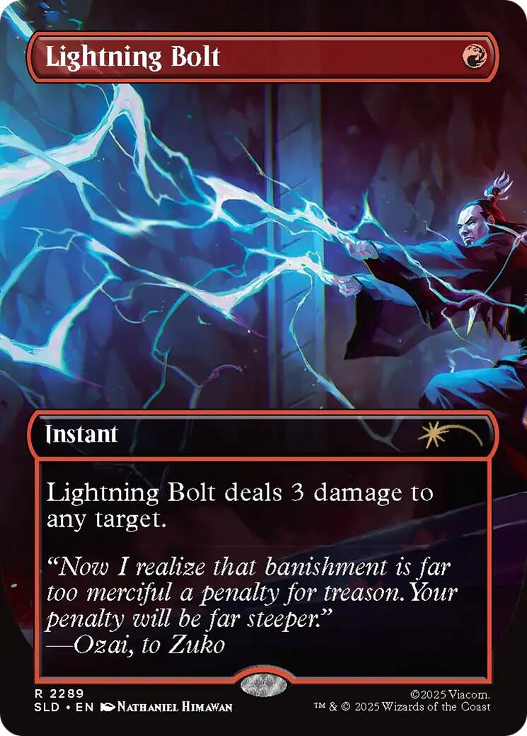 Image for Lightning Bolt (2289) (2289) (Secret Lair Drop Series) - Magic: The Gathering