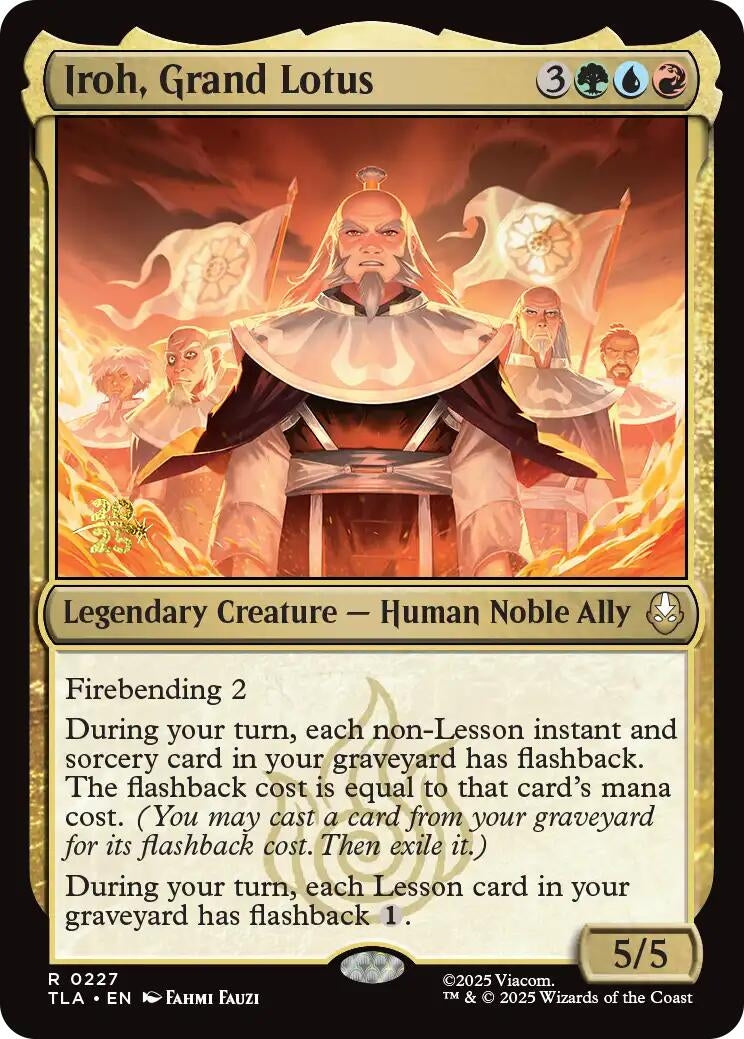 Iroh, Grand Lotus (227) (Prerelease Cards)
