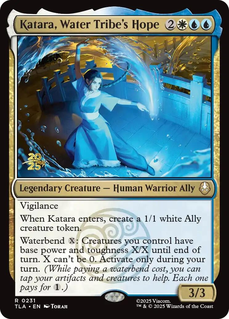 Image for Katara, Water Tribe's Hope (231) (Prerelease Cards) - Magic: The Gathering