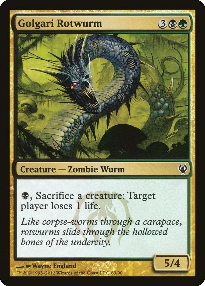 Image for Golgari Rotwurm (63) (Izzet vs. Golgari) - Magic: The Gathering