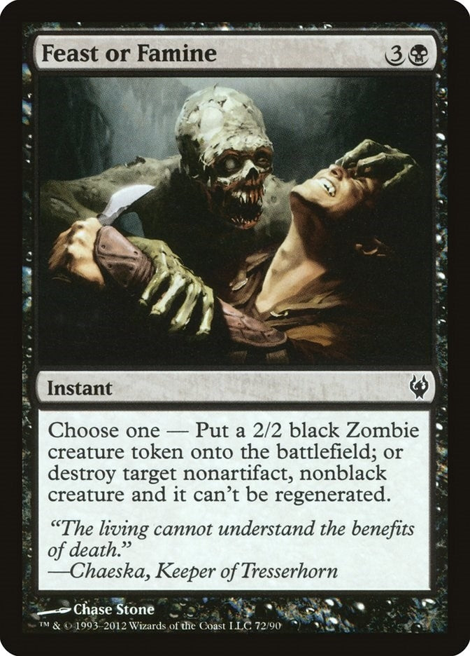 Image for Feast or Famine (72) (Izzet vs. Golgari) - Magic: The Gathering