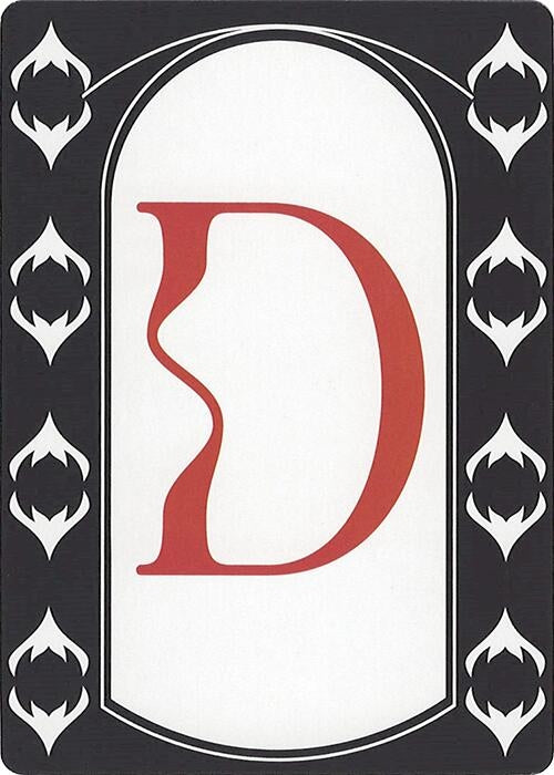 Letter Card - D (Secret Lair Countdown Kit)