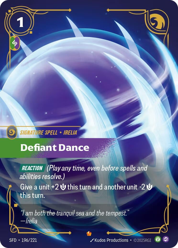 Defiant Dance (196/221) (Spiritforged)