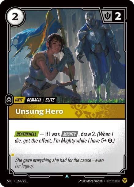 Unsung Hero (167/221) (Spiritforged)