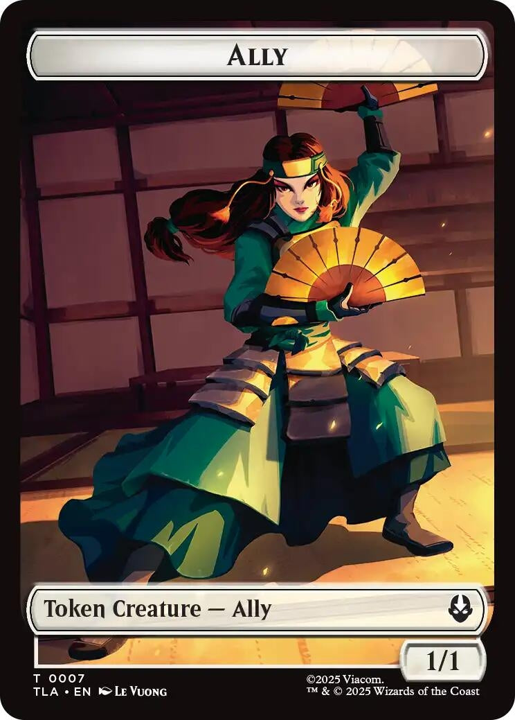 Ally (0007) // Spirit Double-Sided Token (7 // 3) (Avatar: The Last Airbender)