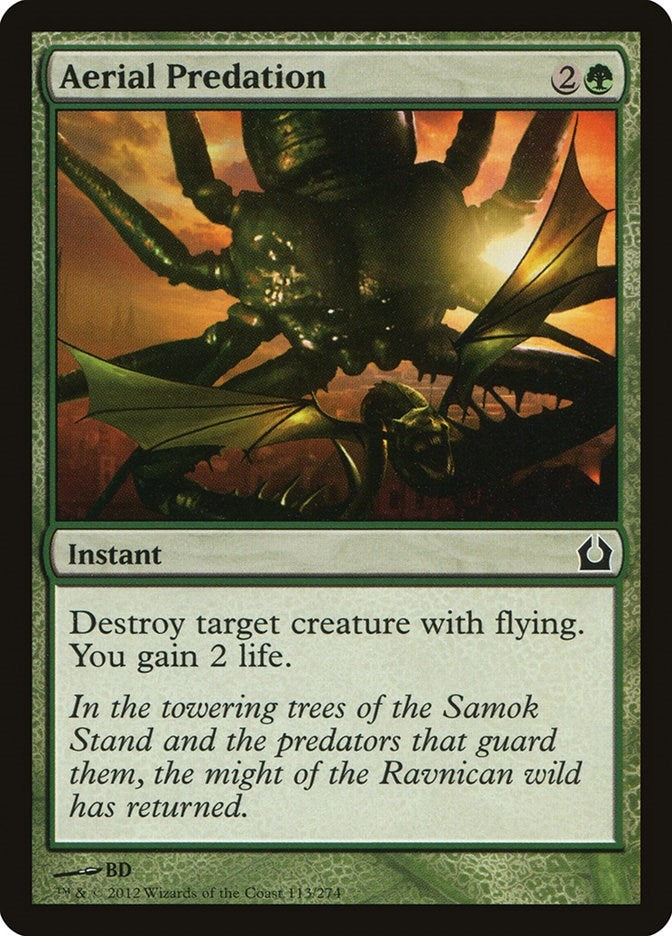 Image for Aerial Predation (113) (Return to Ravnica) - Magic: The Gathering