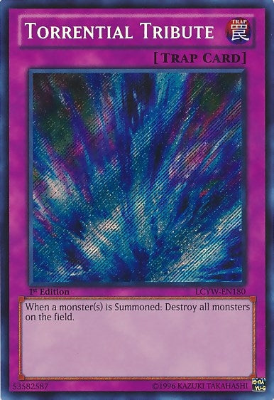 Image for Torrential Tribute (LCYW-EN180) (LC03) - YuGiOh