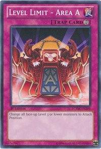Image for Level Limit - Area A (LCYW-EN299) (LC03) - YuGiOh