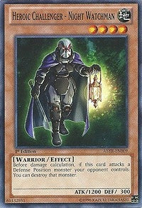 Image for Heroic Challenger - Night Watchman (ABYR-EN009) (ABYR) - YuGiOh