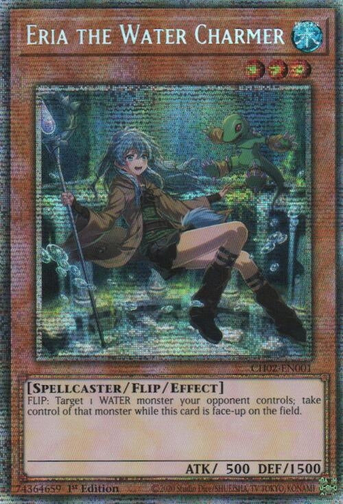 Eria the Water Charmer (Starlight Rare) (CH02-EN001) (THE CHRONICLES DECK: Spirit Charmers (All-Foil Edition))