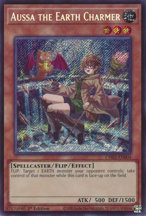 Aussa the Earth Charmer (CH02-EN004) (THE CHRONICLES DECK: Spirit Charmers (All-Foil Edition))