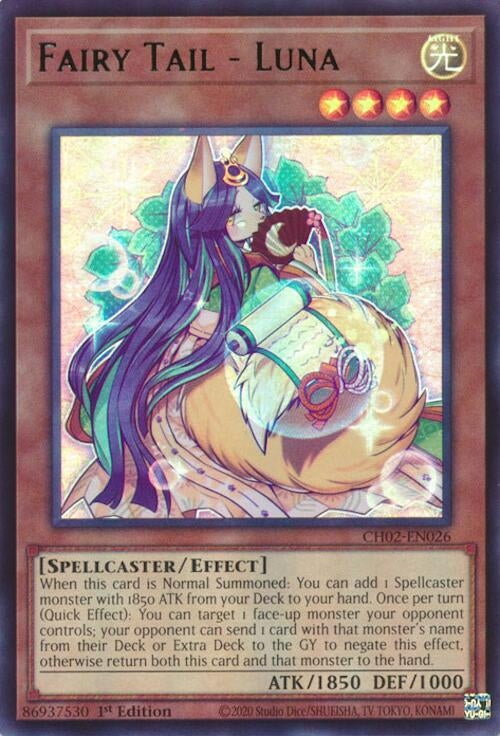 Fairy Tail - Luna (CH02-EN026) (THE CHRONICLES DECK: Spirit Charmers (All-Foil Edition))
