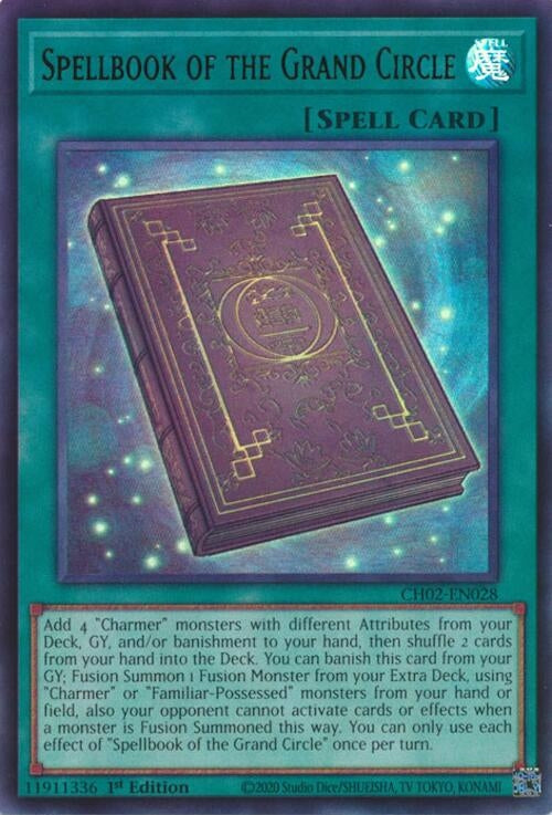 Spellbook of the Grand Circle (Ultra Rare) (CH02-EN028) (THE CHRONICLES DECK: Spirit Charmers (All-Foil Edition))