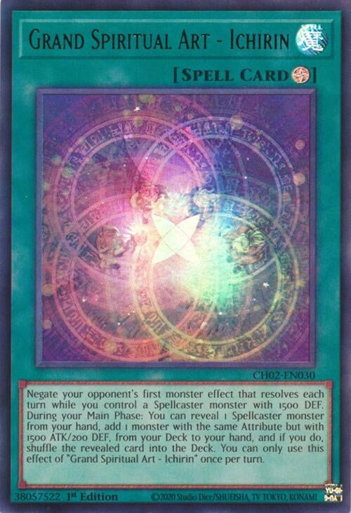 Grand Spiritual Art - Ichirin (CH02-EN030) (THE CHRONICLES DECK: Spirit Charmers (All-Foil Edition))