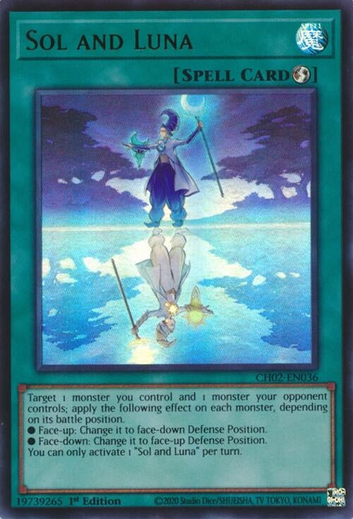 Sol and Luna (CH02-EN036) (THE CHRONICLES DECK: Spirit Charmers (All-Foil Edition))